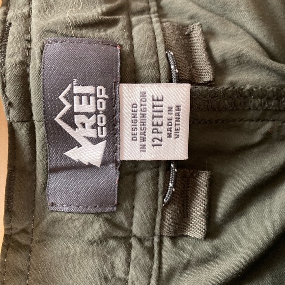 REI Sahara Convertible Hiking Pants 12P Olive green - Picture 6 of 8